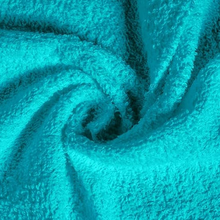 Softolle 100% Cotton Washcloths 60 Pack (12x12 Inches) Soft, Highly Absorbent Washcloth, Face Towels, Wash Cloths for Face, Ring Spun, Bulk Pack (Turquoise)