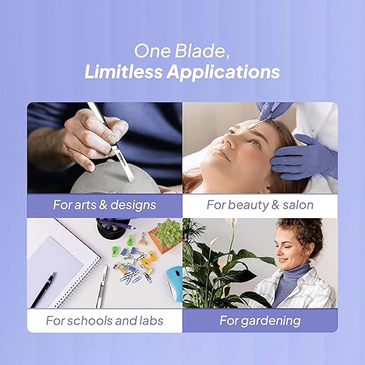 Disposable 14R Dermaplaning Razors - Pack of 20 Dermaplane Razor for Women Face, Dermaplane Scalpels Dermaplaning Tool for Face