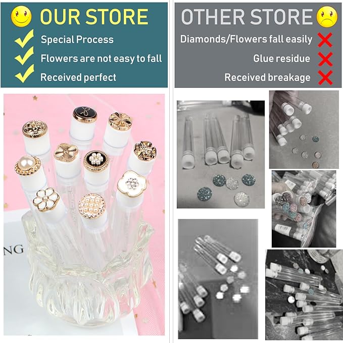 20pcs Mascara Wands Tube Reusable Lash Spoolies Golden Crystal Eyelash Brush Tubes Spoolies Lash Extension Brushes Applicators Makeup Tools (Golden Metal-2-MIX)