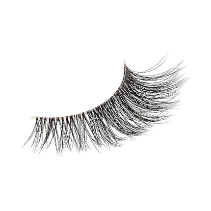 KISS Lash Couture LuXtensions Collection False Eyelashes, Flat Lash Technology, Super Slim Lash Band, Real Lash Extension Fibers, Reusable, Contact Lens Friendly Strip Lashes, Style 'Classic', 1 Pair