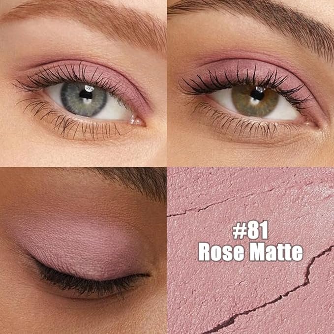 Mauve Matte Cream Eye Shadow Stick Makeup for Women, Mauve Matte Eyeliner Pencil Eyeshadow Brightener Stick for Eyes, Waterproof Eyeshadow Applicator Blendable sombras para ojos 81#