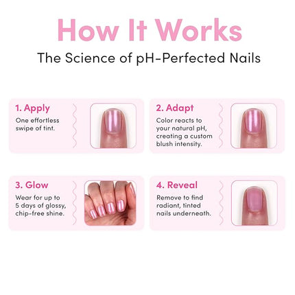 Orly pH Perfector Revitalizing Nail Tint | Color & Care for Perfectly Flushed Blush Nails Unique to You | Infused with vitamin C & E for Stronger, Healthier Nails (Warm Blush)