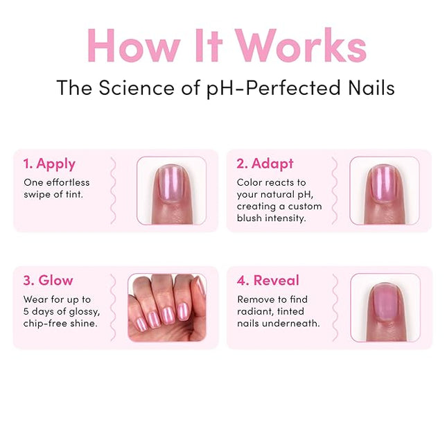 Orly pH Perfector Revitalizing Nail Tint | Color & Care for Perfectly Flushed Blush Nails Unique to You | Infused with vitamin C & E for Stronger, Healthier Nails (Warm Blush)