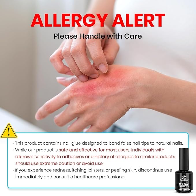 Beetles Gel Nail Glue Kit, 15ml Nail Glue Builder & Extra Glossy Top Coat Gel Nail Polish 3 Pcs Soak Off UV Kit for Long-Lasting Shine, Manicure Nail Art Design Diy at Home Gifts for Women