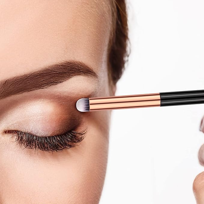 Eye Makeup Brushes Round Professional 3Pcs Concealer Eyeshadow Brush Set Can Blending Brushes for Card Making