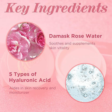 TOUCH IN SOL Pretty Filter Glassy Skin Balm Primer 1.05 oz. – Skin Smooth Moisturizing Primer before Makeup - Natural Glow Face Cream Moisturizer with Shea Butter and Rose Flower Water