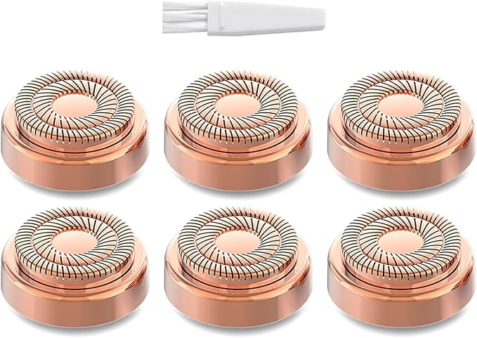 tuokiy Facial Hair Removal Replacement Heads for Finishing Touch Flawless, Refill for Flawless Replacement Heads