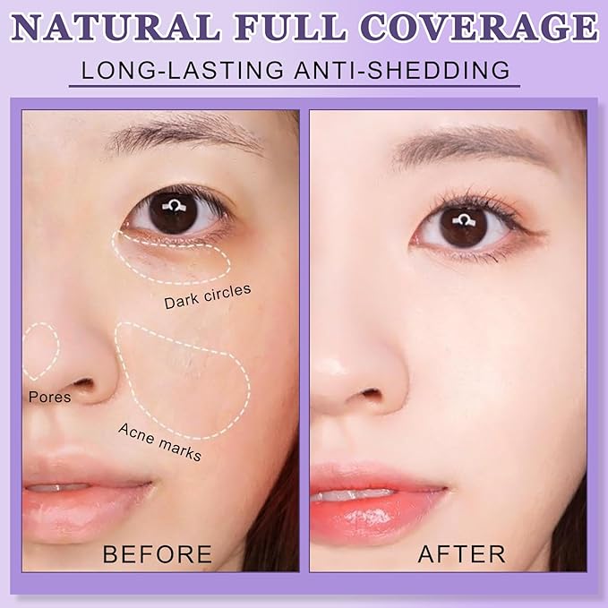 2Pcs Body Coverage Perfector, Natural Leg And Body Makeup Concealer, Tattoo Cover Up Makeup with Waterproof Lasting Effect, Long Last Body Foundation for All Skin Tones