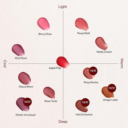 TONYMOLY Get It Tint Waterful Butter 10 Hot Cinnamon – Long-Lasting Hydrating Lip Tint with Shea Butter & Ceramides, Moisturizing Non-Sticky Korean Lip Color for Soft, Smooth Lips