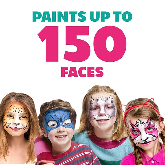 Kraze FX Dome Stroke - Orchid (25 gm), Professional 1-Stroke Split Cake, Hypoallergenic, Non-Toxic, Water Activated Face & Body Painting Makeup Supplies for Sensitive Skin, Kid Safe, Adults