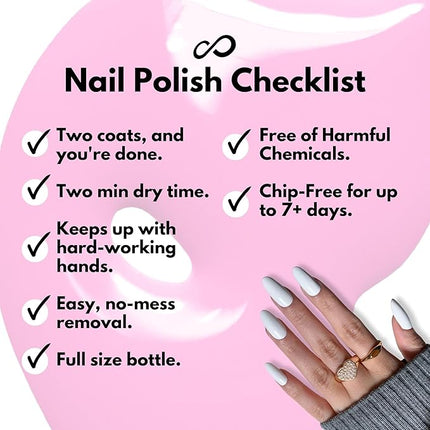 Eternal Nail Polish Set 5 Piece Kit: Long Lasting, Quick Dry and Cruelty Free. Made in USA - 0.46 Fluid Ounces Each (Tie Dye)