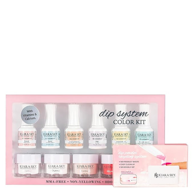 Kiara Sky Color Dip Powder Kit | Full Size | with Recycling System