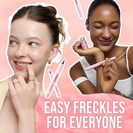 Peripera Freckle Pen, Natural Sun-Kissed Makeup – Long Lasting, Smudge-Proof Faux Freckles with Precision Dot Tip, Buildable K-Beauty Freckle Makeup Pen (01 NATURAL BROWN)