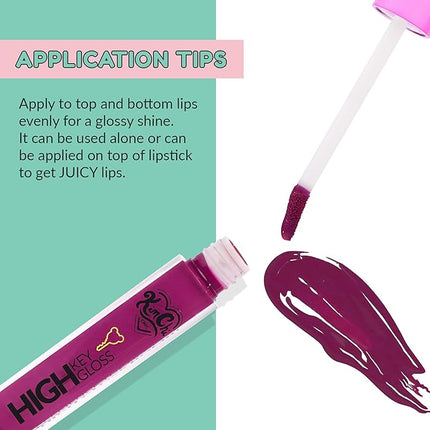 Kimchi Chic Beauty High Key Gloss, High-Shine Lip Gloss Helps Illuminate Your Look and Face, Non-Sticky, Pink With Deep Peach Undertone, 09 Soda Pop, 3.5ml