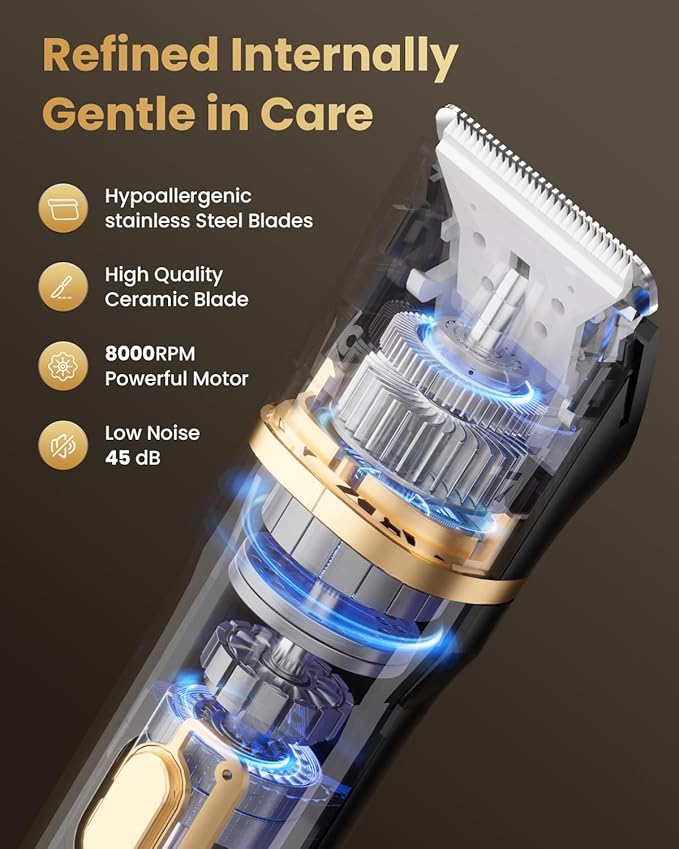 Bikini Trimmer for Women - 5 in 1 Painless Electric Razors for Ladies Pubic Facial Nose Body Leg Hair Removal, Waterproof Electric Shaver for Women Private Area Sensitive Skin,Personal Hair Trimmer