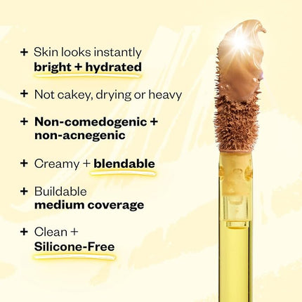 Kosas Revealer Concealer - Medium Coverage Makeup with Hyaluronic Acid, Conceals Dark Circles Under Eyes, Dark Spots and Blemishes + Brightens, Hydrates, Long-Lasting & Vegan, (Tone 05 W)