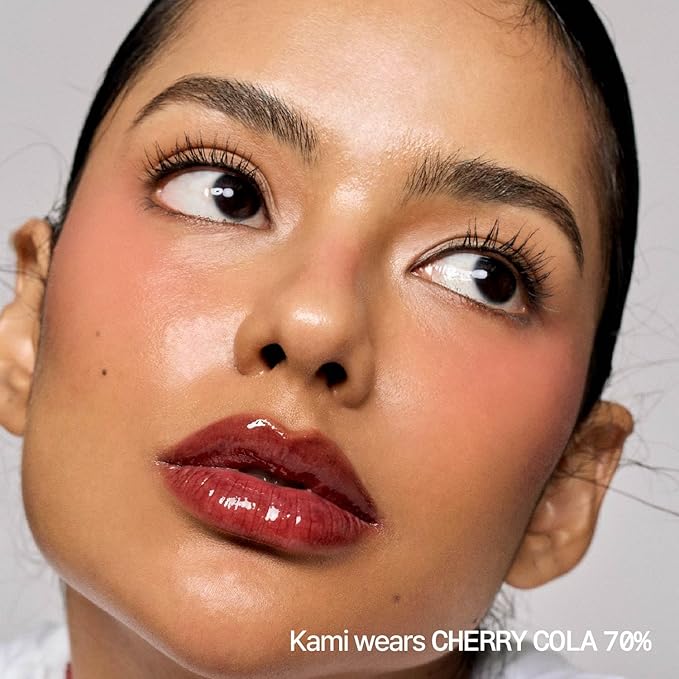 3D Voluming Gloss 70% (Rich) | High Shine, Non-Sticky Lip Gloss for Makeup | Long-Lasting, Moisturizing Gel Formula – Cherry Cola 70% | 30% & 70% Pigment Options | 5.3g