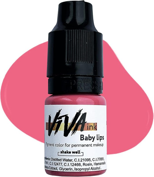 Lip Pigment – Baby Lips – Permanent Lip Makeup – Microblading Ink for Durable and Colorful Lips – Long Lasting Color Lip Cosmetics (0.2 oz)