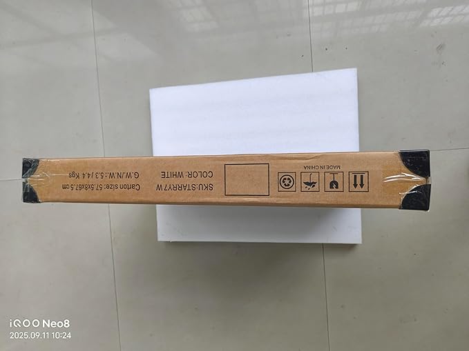 LUXFURNI Hollywood Mirror with Lights Makeup Mirror for Bedroom, Vanity Arched Mirror with 12 Dimmable Bulbs Smart Touch Control 3 Color Lighting Modes