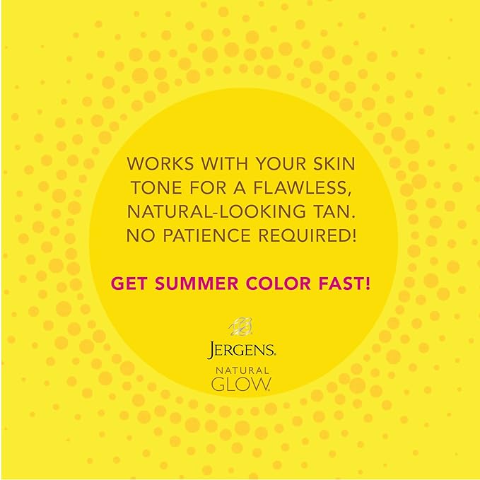 Jergens Natural Glow Instant Sun Body Mousse, Self Tanner for Deep Bronze Tan, Sunless Tanning Body Bronzer for Natural Looking Color Instantly, 6 Oz