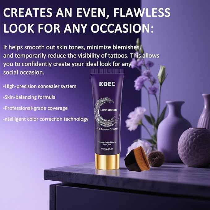 Leg Makeup Waterproof - Coverage for Scars & Blemishes, No Transfer, Lightweight & Long-Lasting, Natural Radiance (01)