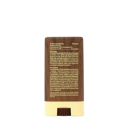 Sun Bum Original SPF 30 Face Stick Sunscreen - Water-Resistant Broad Spectrum Facial Sunscreen with Vitamin E - Hawaii 104 Act Compliant (Without Octinoxate & Oxybenzone) - Travel Friendly - 0.45 oz