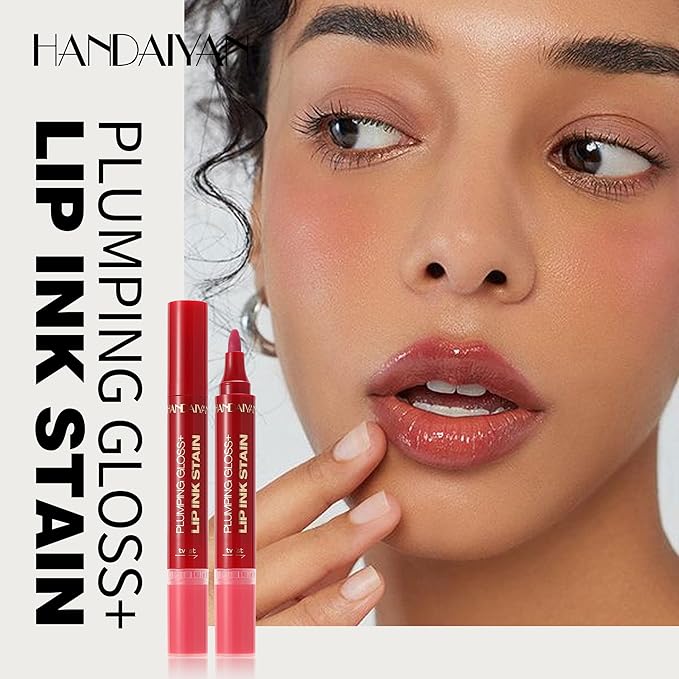 3 Colors 2 in 1 Lip Stain with Lip Oil Pencil.Matte Lip Tattoo Long-Lasting Waterproof LipStain High-Pigment Lipgloss.Gift For Girl and Women