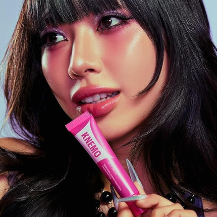 LipLock Jelly Serum, Korean Skincare for Dry Lips, Long-Lasting, Hydrating, Plumping, Glossy Mask with Rose PDRN, Carrot Collagen, Pillow Peptide, Moisturizing Tinted Lip Balm. (Grape Crush)