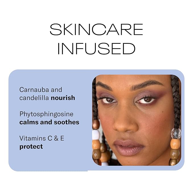 MOB Beauty Cream Clay Eyeshadow M111 – Lavender Stone | Skincare-Infused, Vegan, Blendable Cream-to-Velvet Finish, Buildable Pigment, Clean Eyeshadow in Sustainable, Biodegradable Compact