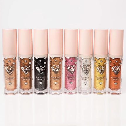 Kimchi Chic Beauty Diamond Sharts Liquid Glitter Eyeshadow, Cream Eyeshadow and Body Glitter Makeup, 0.21 fl oz - World Dominance