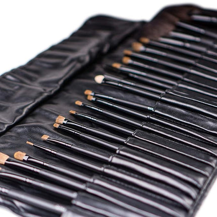 SHANY Makeup Brush Set Studio Quality Total Pro Make up Brushes with Pouch- Cosmetics applicator for Foundation, Powder, Eyeshadow, Concealer, Liner and more - 24 Count