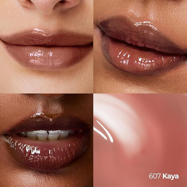 Laka Maxi Glayer Tint 3.8g/0.13oz, Glass Layer of Gloss, Ultra Glow & Vivid Layerable Pigments, High Shine Lip Oil, K-Beauty (#607 Kaya)