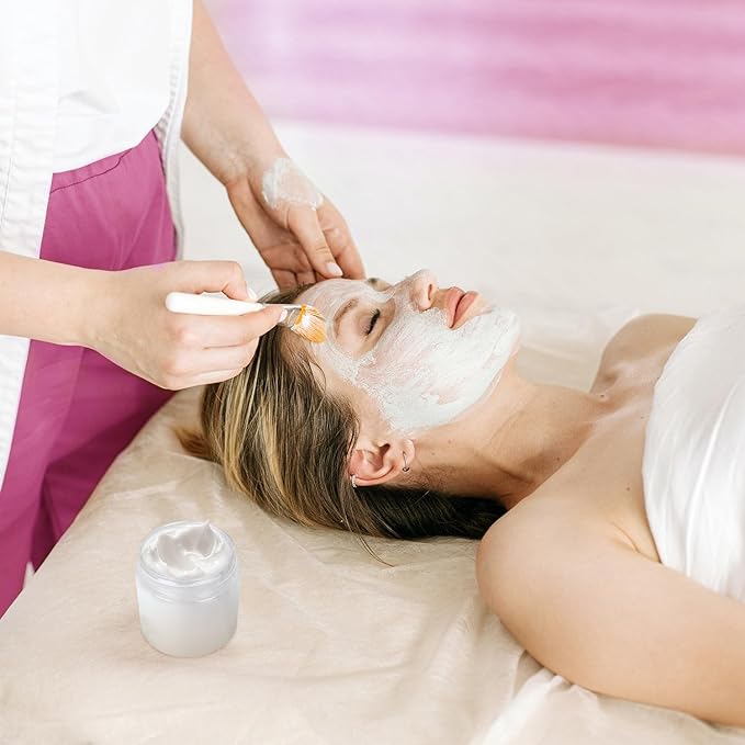 36 Pack 2 OZ Plastic Jars with Lids, BPA Free, Reusable, Refillable Transparent Cosmetic Containers for Bath Salts, Cosmetics, Powders, Beauty Product and Small Accessories - White