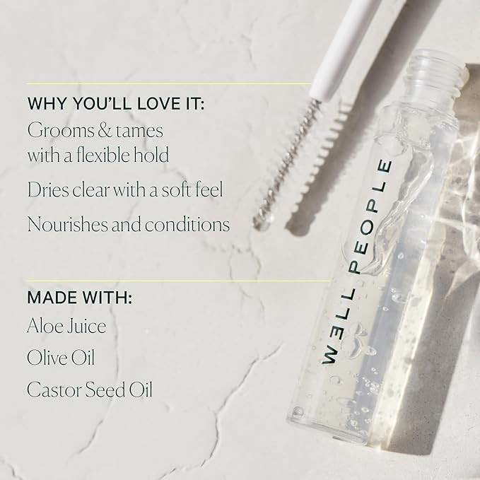 Well People Expressionist Clear Brow Gel, Lightweight Gel For Taming & Nourishing Your Brows, Creates A Natural-Looking Finish, Vegan & Cruelty-free