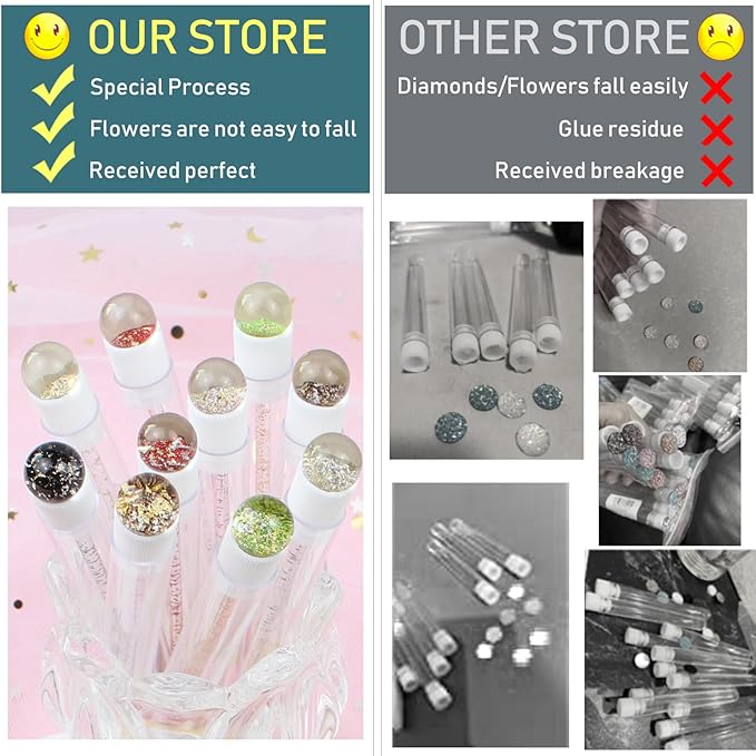 20 Sets Mascara Wands Tube Set Reusable Lash Spoolies Tube Tinsel Diamond Eyelash Brush Tubes Spoolies Lash Extension Brushes Applicators Makeup Tools (GF-MIX)