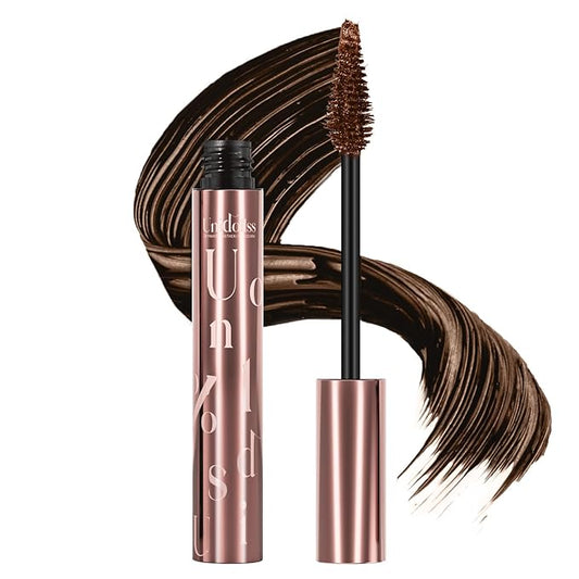 Unidollss Tubing Mascara Brown Length & Volume with Lash-Nourishing Formula, Lash Extension Effect, Smudge-Proof, No Clumps, Washable, Safe for Sensitive Eyes, Perfect for Light Hair & Older Women