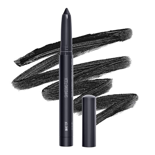 about-face Shadowstick – Long-Wear Cream Eyeshadow Stick – Matte & Pearly Finishes – Vegan, Cruelty-Free, Clean Beauty – 0.049 oz (Kill The Lights- Matte Black)