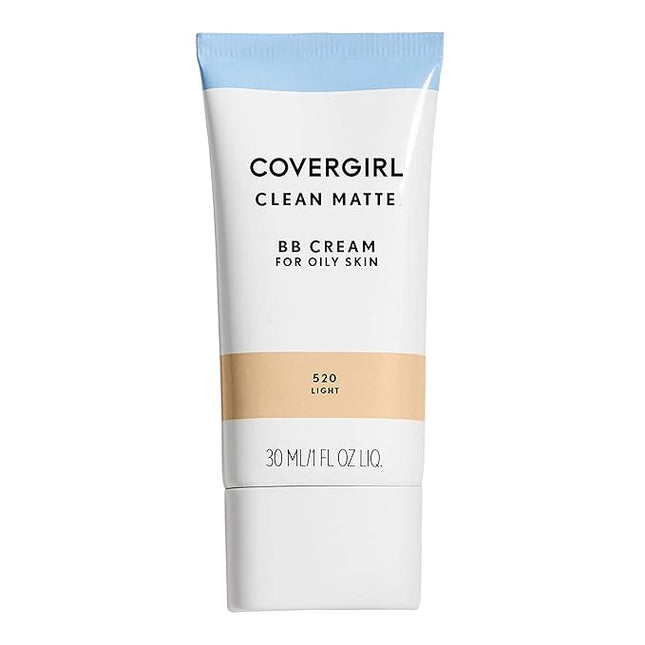 COVERGIRL - Clean Matte BB Cream, Oil-Free, Long-Lasting, Sensitive Skin, Lightweight, 100% Cruelty-Free