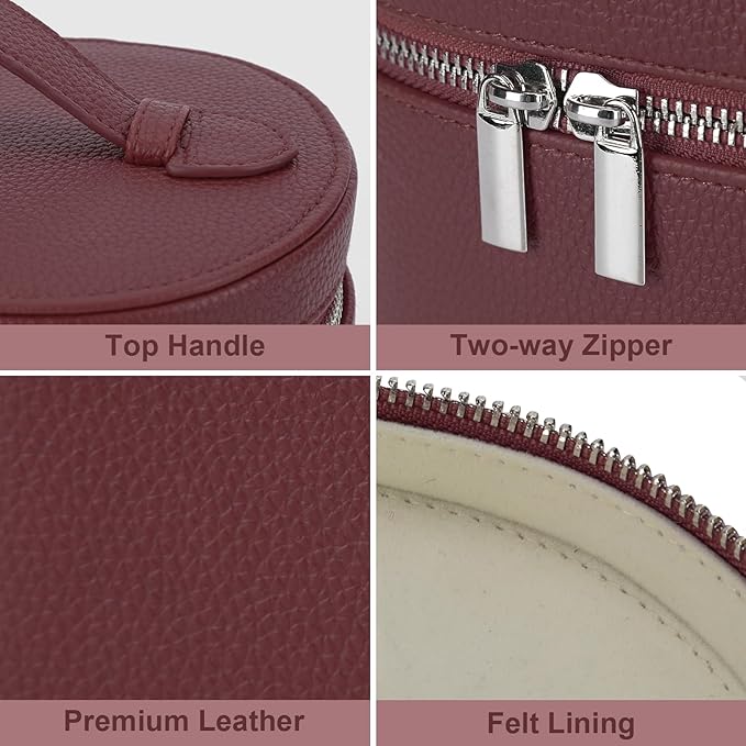 YFGBCX Makeup Bag Vanity Case with Removable Divider Travel Toiletry Bag Portable Cosmetic Bag Makeup Organizer Case