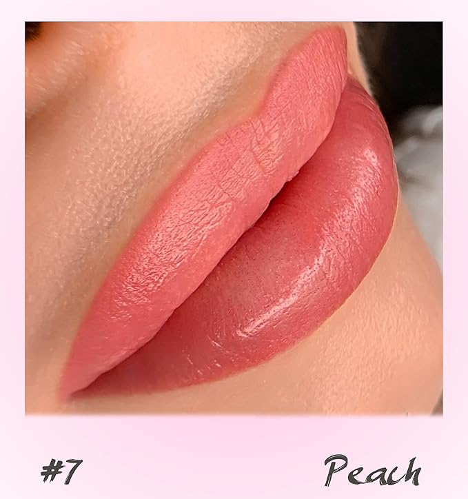 Lip Pigment – Peach – Permanent Lip Makeup – Microblading Ink for Durable and Colorful Lips – Long Lasting Color Lip Cosmetics (0.2 oz)