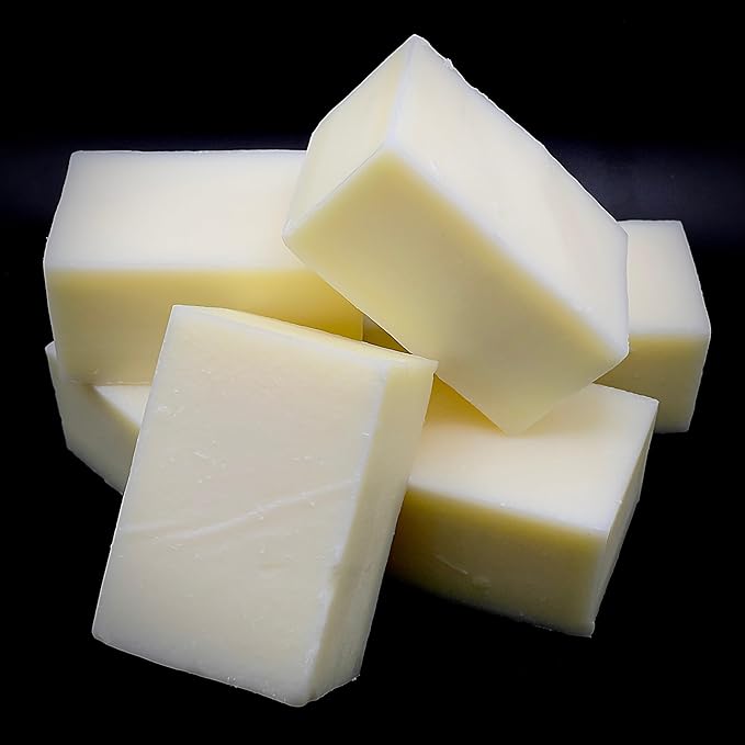 BUFF BAR Bison Tallow Buff Soap Bar, Unscented, (6 pack) - Cleans, Moisturizing, Non-Habit Forming, Soothes, and Naturally Derived - No Dyes, Chemicals, Fragrances, Preservatives