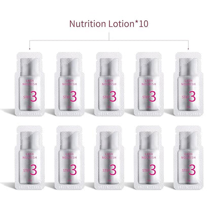 2025 Upgraded Fast Perm Lash Lift Kit Eyelash Perm Kit Eyelash Nutrition Lotion (Quantity: 10 Packs)