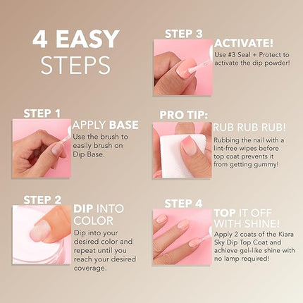 Kiara Sky Color Manicure Dip Powder Kit |Mini Size