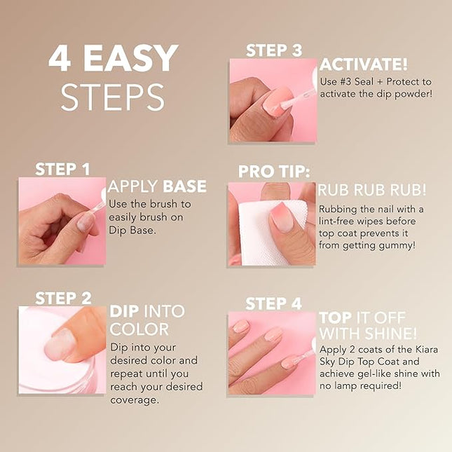 Kiara Sky Color Manicure Dip Powder Kit |Mini Size