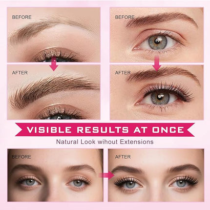 Lash Lift Kit, Eyelash Perm Kit, Professional At Home Eyelash Lift Kit with Upgraded Glue, DIY Lash Perm Set Easy for Beginner, Lasting Curling Perming Lash Extension Set Suitable For Salon & Home