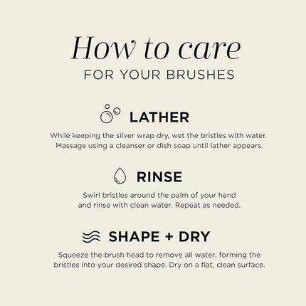 HALEYS Angled Contour Brush – Face Sculpting & Bronzer Brush for Powder & Cream Makeup, Precision Cheek Definition, Seamless Blendin, Vegan, Dermatologist-Tested