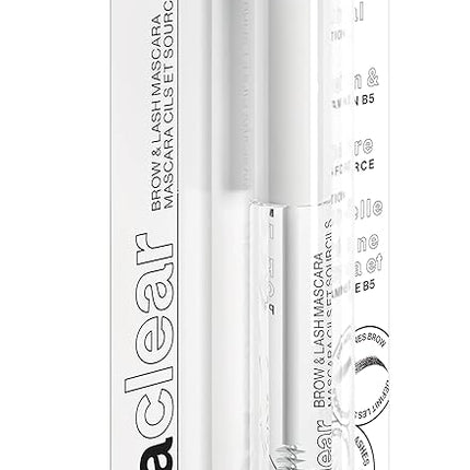 wet n wild Mega Clear Brow & Lash Mascara - Sculpts Brows, Defines Lashes, Conditioning with Soy Protein & ProVitamin B5, Primer & Top Coat, Cruelty-Free & Vegan - Clear