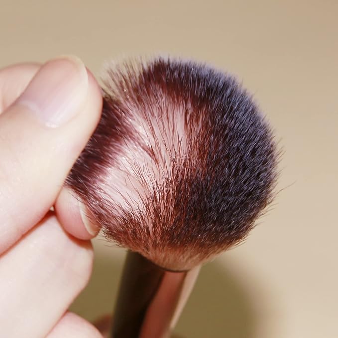 ZOREYA Makeup Brushes, 15 Pcs Professional Premium Synthetic Brush Set, Foundation Concealer Eyeshadow Blush Makeup Brush Set (Champagne Gold)