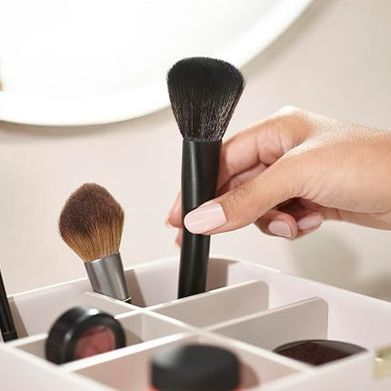 Joseph Joseph Make Me Up Compact Mirror & Cosmetic Organiser Set, Light Blue