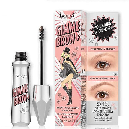 Benefit Gimme Brow Volumizing Fiber Gel # 3 Medium Neutral 0.1 Ounce